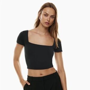 Aritzia Contour Squareneck Crop Top
